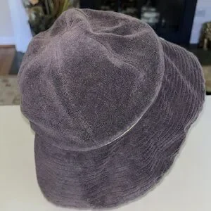 VINTAGE Juicy Couture Reversible terry cloth Bucket Hat 90s Vintage Deadstock New With Tags Y2K VELOUR Baby Pink Juicy  main image 3